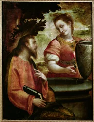 Christus und die Frau von Samaria, ca. 1575-80